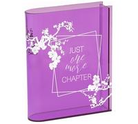 Moses. Just One More Chapter Book Vase, Read & Bloom, Decorative Acrylic Bookcase Vase, Romantic Bookcase Decoration for Flowers & Dried Flowers, Gift for Book Lovers