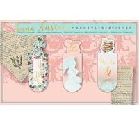 Moses. libri_x Jane Austen Magnetic Bookmark - Practical Romantic Vintage Design Page Marker with Gold Foil Finish Ideal for Book Fans and Readers