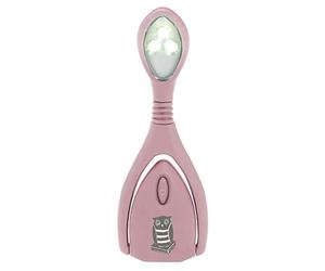 moses. libri_x Lumi® Plus Owl Reading Light with Continuous Dimmer for Reading in The Dark LED Reading Lamp in Dusky Pink