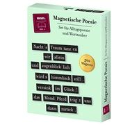 moses. libri_x Magnetic Poetry Set for Everyday Poetry and Word Spell, 500 Magnets for Magnetic Board, Memo Board or Fridge