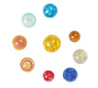 moses. Luminous Planet Marbles, Classic Games for Children, 9 Glow-in-the-Dark Glass Marbles in Set, Glass Marbles Indoor & Outdoor Game, Children's Birthday Gift, Easter, Advent Calendar