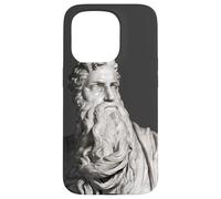Moses Michelangelo Renaissance Statue Prophet Torah Bible Case for iPhone 15 Pro