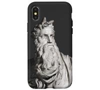 Moses Michelangelo Renaissance Statue Prophet Torah Bible Case for iPhone X/XS