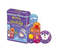 moses. Monster Glow-in-the-Dark Plasters - 20 Adhesive Plasters in 3 Sizes, with Monster Motifs & Luminous Effect, Children's Plasters in Practical Metal Plaster Box, for Small Injuries & Wounds