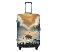 Moses Parted The Red Sea Elastic Travel Luggage Cover Suitcase Protector, Print Suitcase Baggage Cover Anti-Scratch