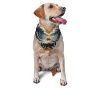 Moses Parted The Red Sea Printed Graphic Pet Triangle Scarf For Dogs & Cats, Adjustable Cute Pet Bandana For & Photo Shoots