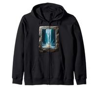 Moses Parted The Sea Then Moses Stretched Out His Hand Zip Hoodie
