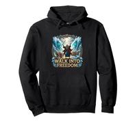 Moses Parting The Red Sea Epic Passover Vintage Graphic Pullover Hoodie