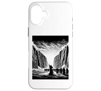 Moses parting the Red Sea with the Israelites Case for iPhone 16 Plus