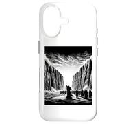 Moses parting the Red Sea with the Israelites Case for iPhone 17