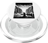 Moses parting the Red Sea with the Israelites PopSockets PopGrip for MagSafe