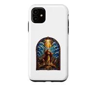 Moses Red Sea Biblical Scene Gothic Mosaic Sacred Art Faith Case for iPhone 11