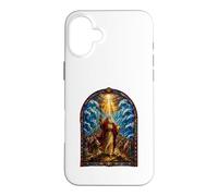 Moses Red Sea Biblical Scene Gothic Mosaic Sacred Art Faith Case for iPhone 16 Plus