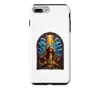 Moses Red Sea Biblical Scene Gothic Mosaic Sacred Art Faith Case for iPhone 7 Plus/8 Plus