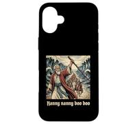 Moses Red Sea Funny Christian Case for iPhone 16 Plus
