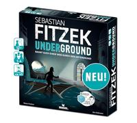 moses 90179 Fitzek Underground, 3D Thriller Game for Escape Game Fans Cooperative Board Game by Marco Teubner with Various Levels of Difficulty from 12 Years, Black