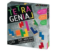 moses. Verlag GmbH 90341 Tetragenial | The Analogue Logic Puzzle | For Beginners and Advanced Knobler | With 54 Tasks from Easy to Tricky, Colourful
