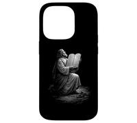 Moses With Hebrew Ten Commandments Tablets On Sinai Case for iPhone 14 Pro