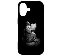 Moses With Hebrew Ten Commandments Tablets On Sinai Case for iPhone 17