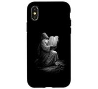 Moses With Hebrew Ten Commandments Tablets On Sinai Case for iPhone X/XS