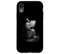 Moses With Hebrew Ten Commandments Tablets On Sinai Case for iPhone XR