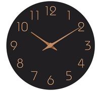 Mosewa Wall Clock 18" Battery Operated Silent Non-Ticking Simple Minimalist