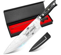 MOSFiATA 8" Chef Knife, Sharp Kitchen Knives Professional