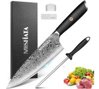 MOSFiATA 8" Damascus Chef Knife-Ultra Sharp 67 Layers VG10 Core