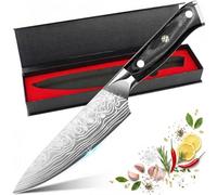 MOSFiATA Chef Knife, 6 Inch Sharp Small Kitchen Knives for Home Restaurant
