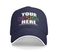 MOSGDBV Bulk Custom Hat for Men Women Personalised Baseball Caps Trucker Hat with Your Photo Text Logo Design Adjustable Cap