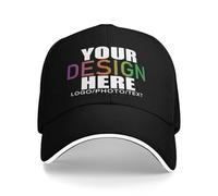 MOSGDBV Bulk Custom Hat for Men Women Personalised Baseball Caps Trucker Hat with Your Photo Text Logo Design Adjustable Cap
