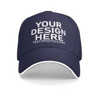 MOSGDBV Bulk Personalised Hat Custom Baseball Cap Add Your Text/Logo/Image Design Your Own Custom Trucker Hat for Men&Women