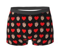 MOSGDBV Custom Boxers with Face, Add Your Photo Personalised Underwear,Design Your Own 3D Personalised Boxer Shorts,Customised Gift for Boyfriend Husband - Anniversary