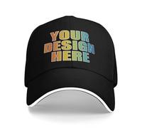 MOSGDBV Custom Cap for Men Women Design Your Own Logo Image Text Personalised Trucker Hat Customized Baseball Cap Unisex