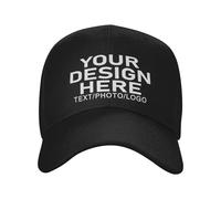 MOSGDBV Custom Cap for Men Women Design Your Own Logo Image Text Personalised Trucker Hat Customized Baseball Cap Unisex