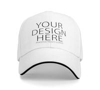 MOSGDBV Custom Cap for Men Women Personalised Baseball Hat Design Your Own Logo Customized Trucker Hat
