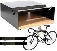 MOSHAY Bicycle Wall Mount S-Rack Bicycle Holder Aluminium Wood - Bicycle Mount