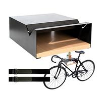 MOSHAY Bicycle Wall Mount S-Rack Bicycle Holder Aluminium Wood - Bicycle Mount for Road Bike Gravel Bike Touring Bike - Bicycle Stand Wall Indoor Storage for Garage Living Room