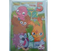 Moshi Monsters Age 5 Birthday Card