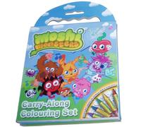 Moshi Monsters Carry Along Colouring Set Moshi Monsters Multicolor