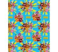 Moshi Monsters Cartoon Character Gift Wrap Sheets (Pack of 2), Multicolored, One Size