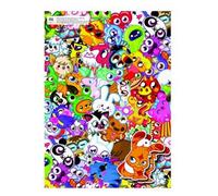 Moshi Monsters Characters Gift Wrap Sheets (Pack Of 4) Multicoloured (One Size)