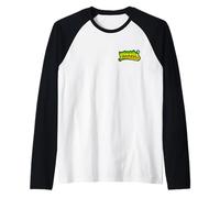 Moshi Monsters Classic Text Logo Raglan Baseball Tee