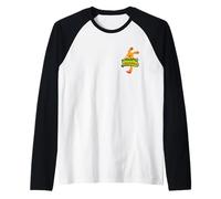 Moshi Monsters Logo Katsuma Bite Raglan Baseball Tee