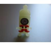 Moshi Monsters Moshlings Halloween Glow in the Dark Clear Mini Ben #97 ULTRA RARE