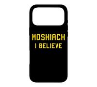 Moshiach I Believe Moshiach Now Messiah Chabad Jewish Faith Case for iPhone 17 Pro Max