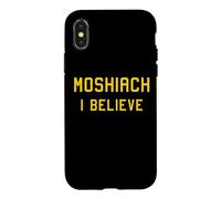 Moshiach I Believe Moshiach Now Messiah Chabad Jewish Faith Case for iPhone X/XS