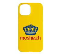 Moshiach now Flag Crown English Messiah Chabad Rebbe Jewish Case for iPhone 15