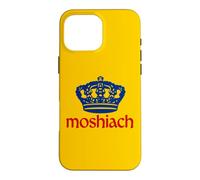 Moshiach now Flag Crown English Messiah Chabad Rebbe Jewish Case for iPhone 16 Pro Max