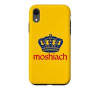 Moshiach now Flag Crown English Messiah Chabad Rebbe Jewish Case for iPhone XR